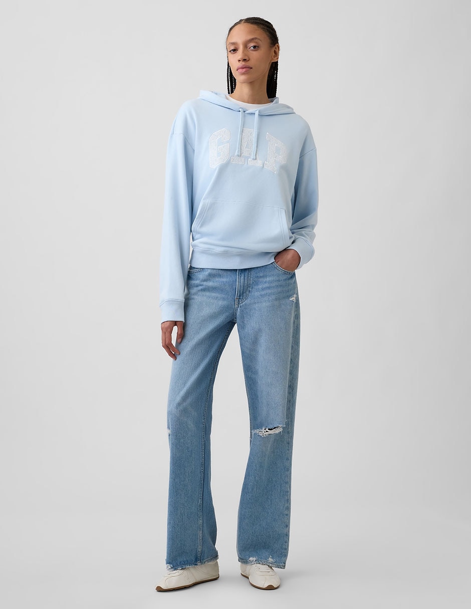 Sudadera con capucha y bolsa para mujer 3