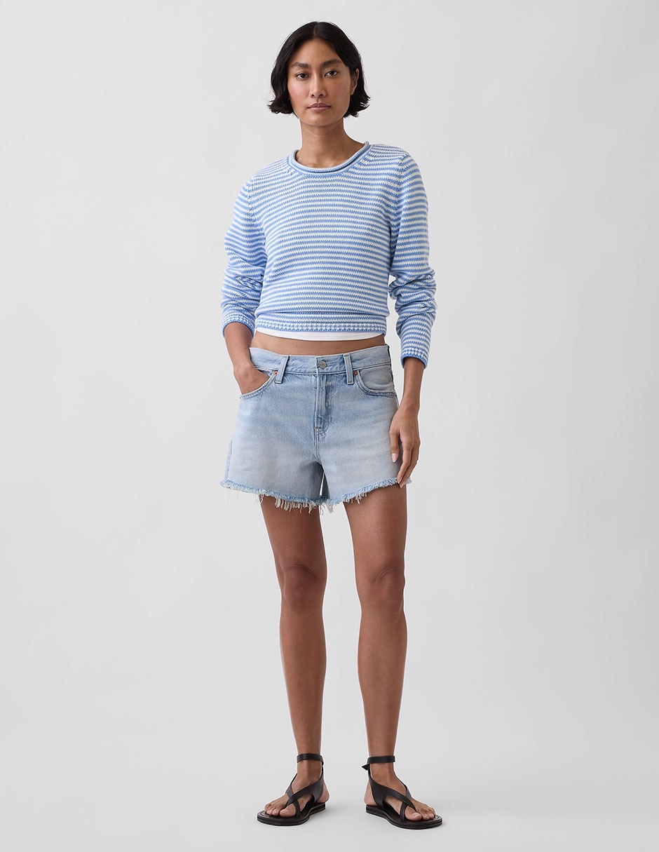 Suéter cuello redondo para mujer 2
