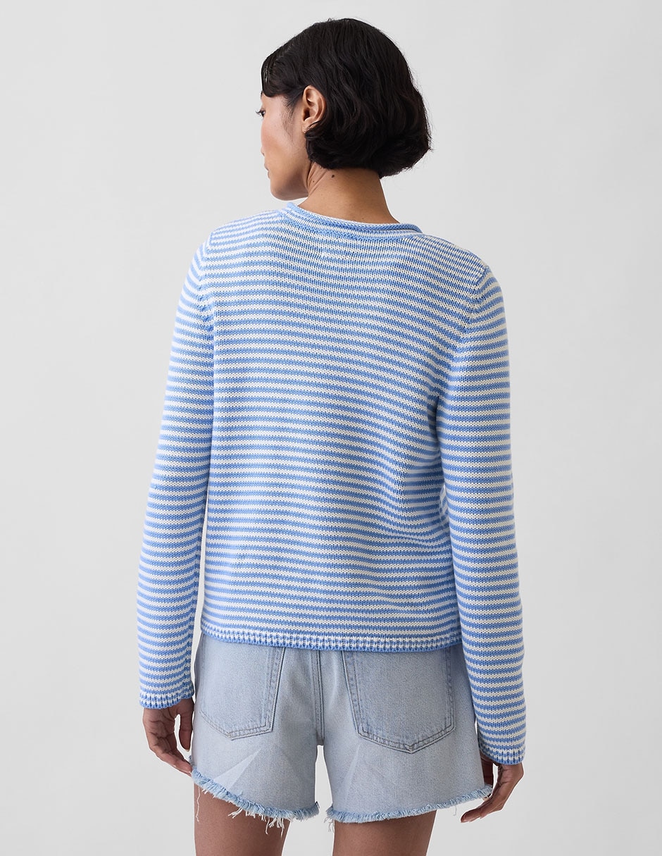 Suéter cuello redondo para mujer 3