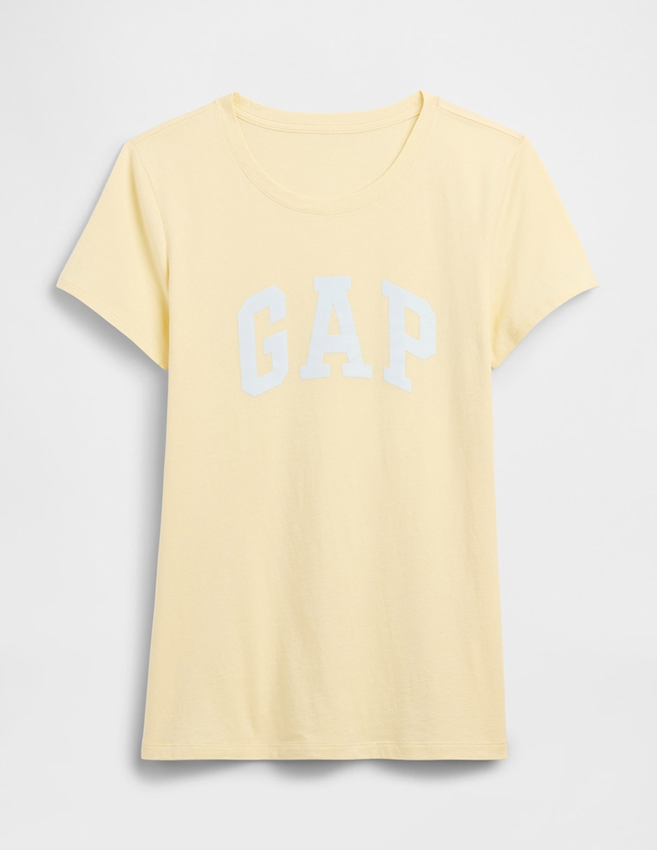 PLAYERA GAP 729555.M LOGO, G, AMARILLO