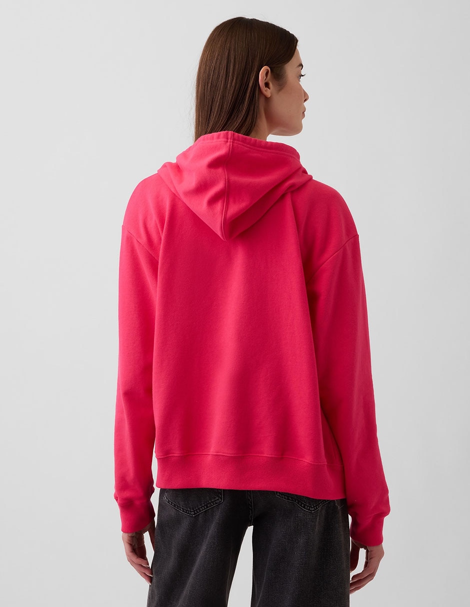 Sudadera con capucha y bolsa para mujer 2