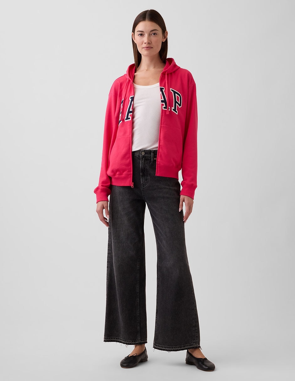 Sudadera con capucha y bolsa para mujer 3