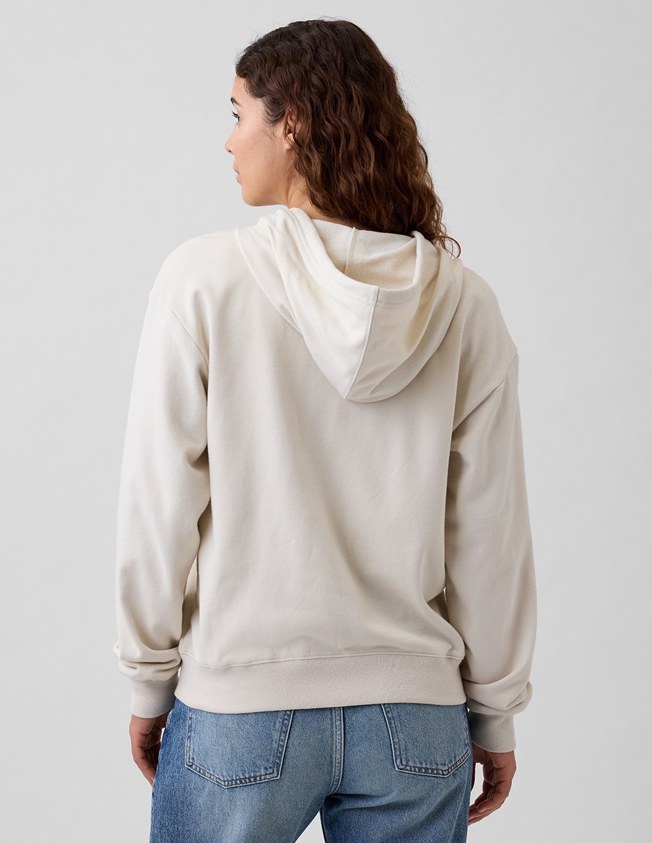 SUDADERA GAP 885587.S LOGO P, G, BEIGE