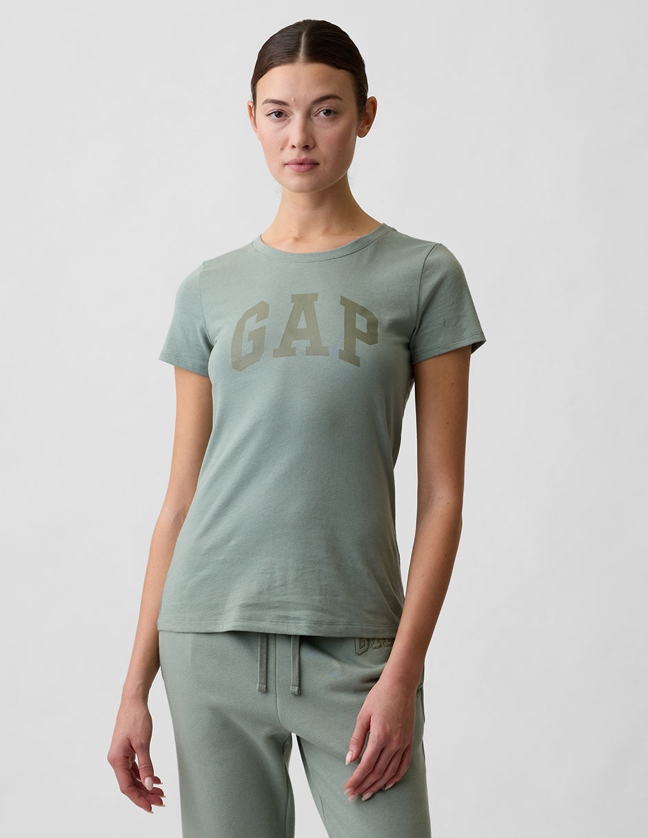 Playera manga corta cuello redondo para mujer Playera manga corta cuello redondo para mujer