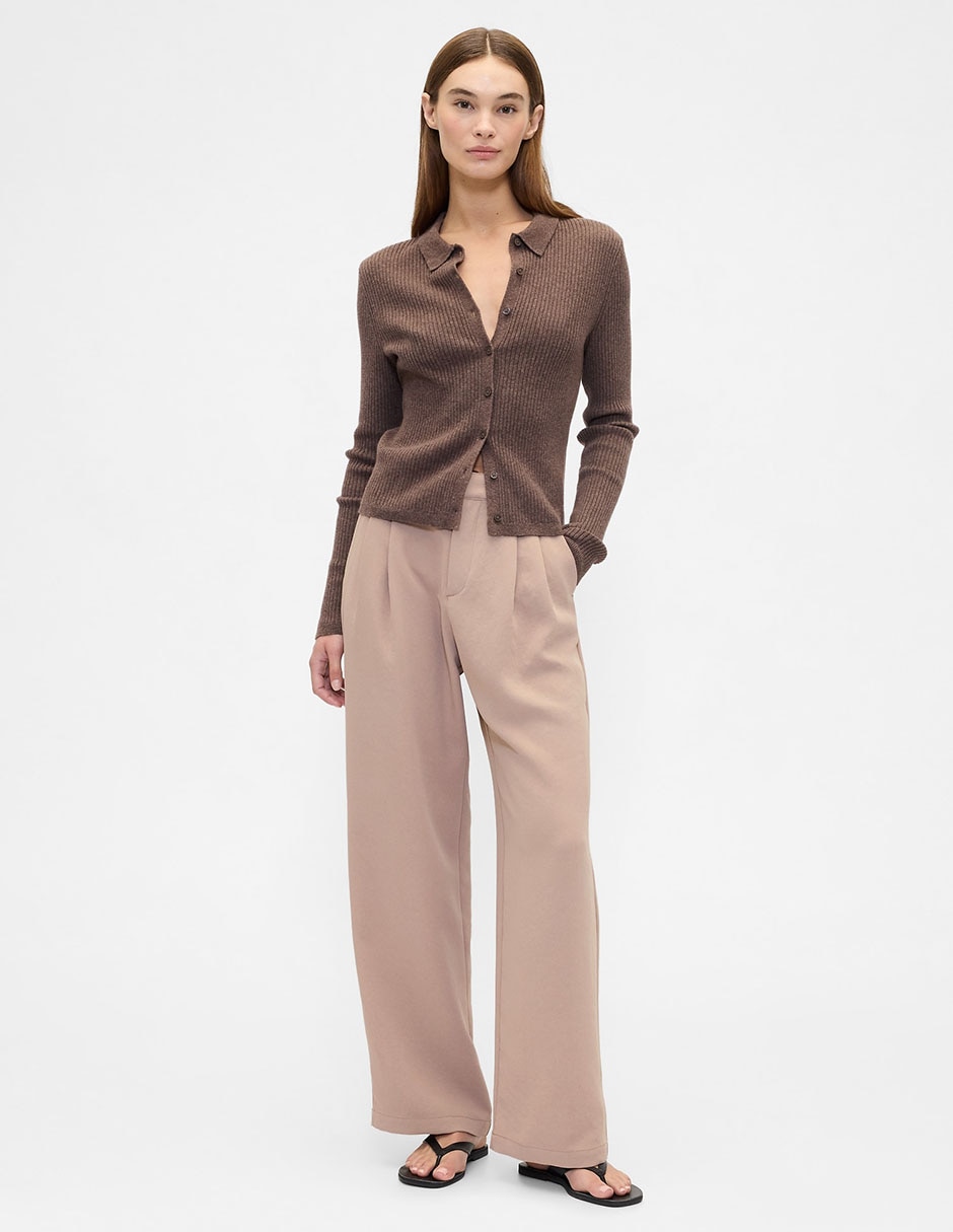 Pantalón relaxed wide leg para mujer Pantalón relaxed wide leg para mujer