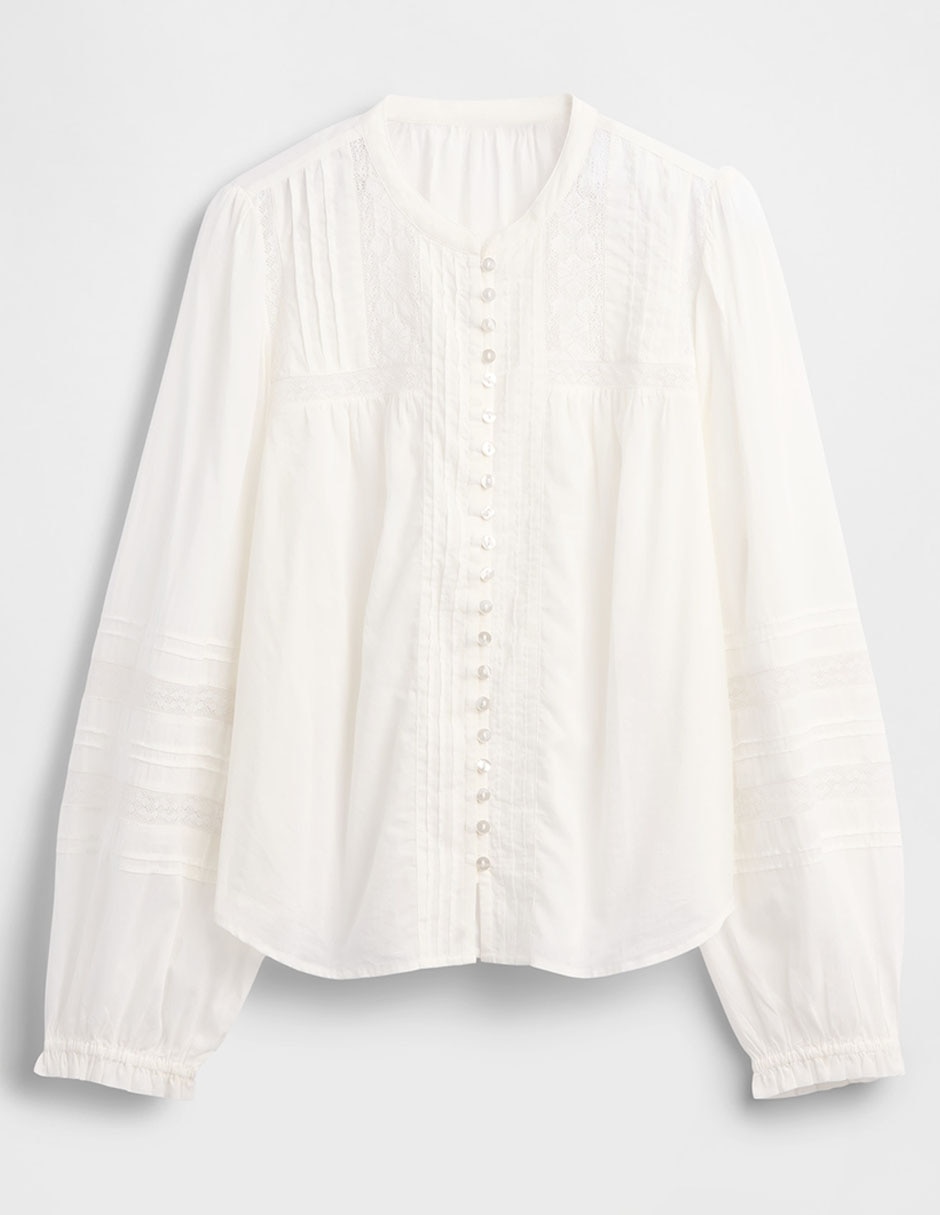 Blusa manga larga para mujer