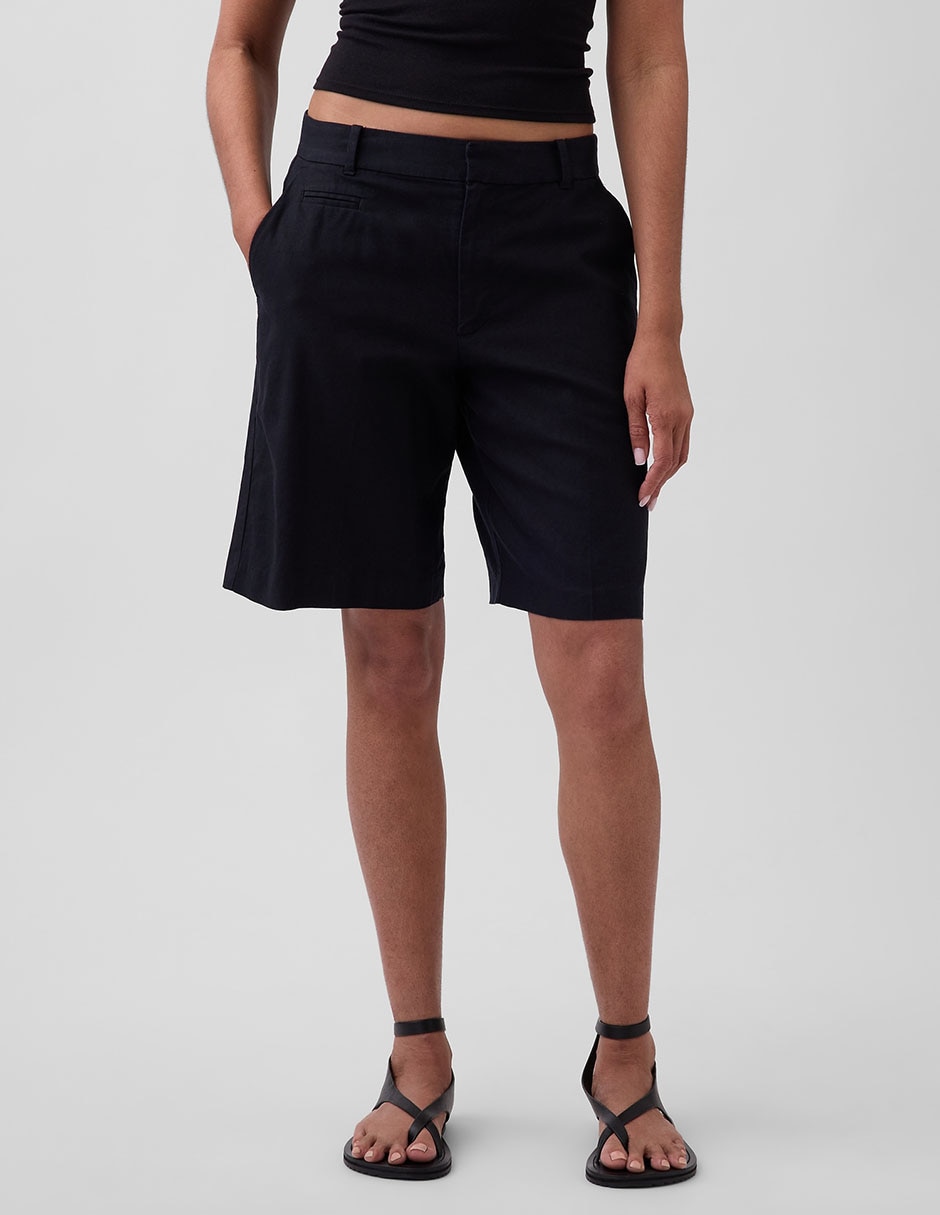 SHORT GAP 866114 LISO LINO, 4, NEGRO