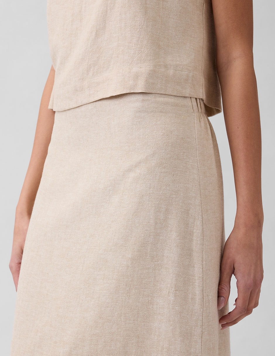 Falda crop a la cintura 4