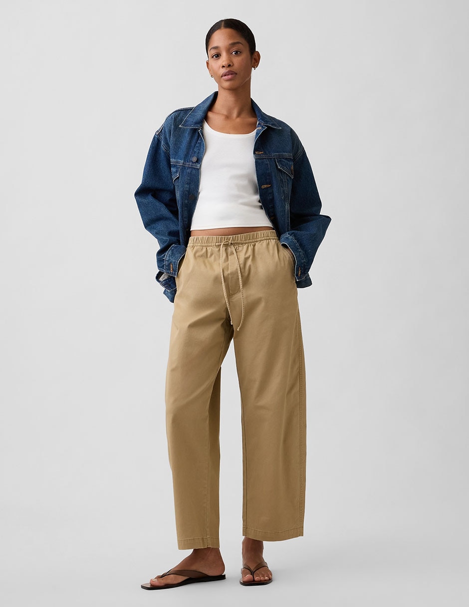 Pantalón relaxed wide leg para mujer Pantalón relaxed wide leg para mujer
