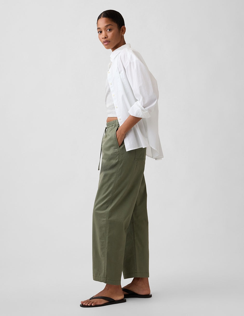 Pantalón relaxed wide leg para mujer