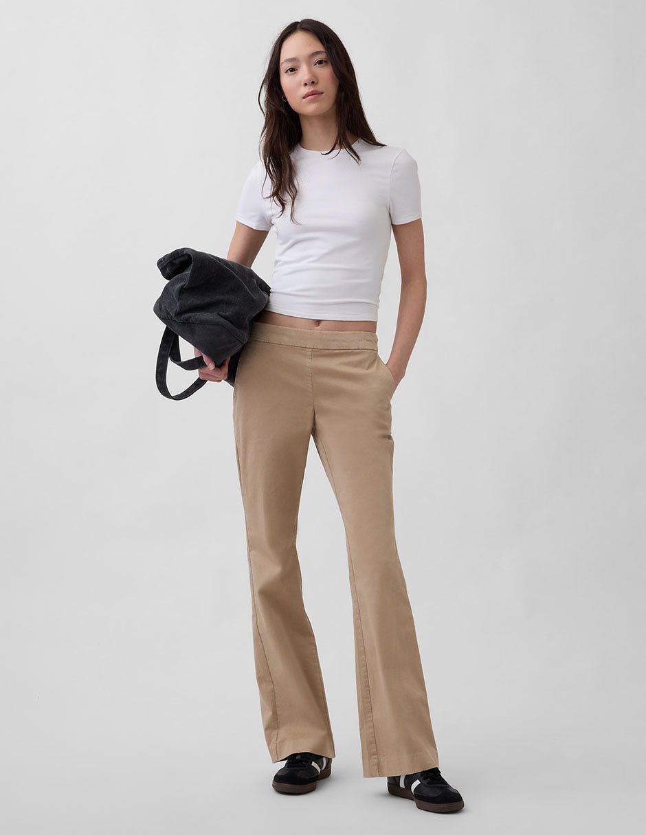 Pantalón relaxed flare para mujer