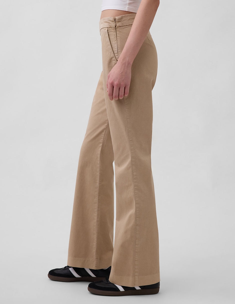 PANTALÓN GAP 877644 FLARE AL, 4, KHAKI