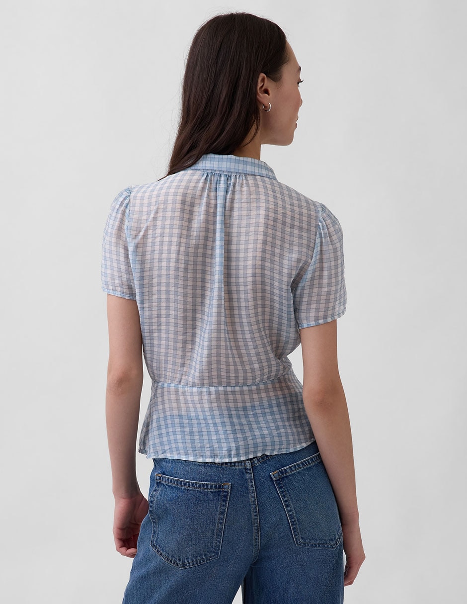 Blusa manga corta para mujer 3