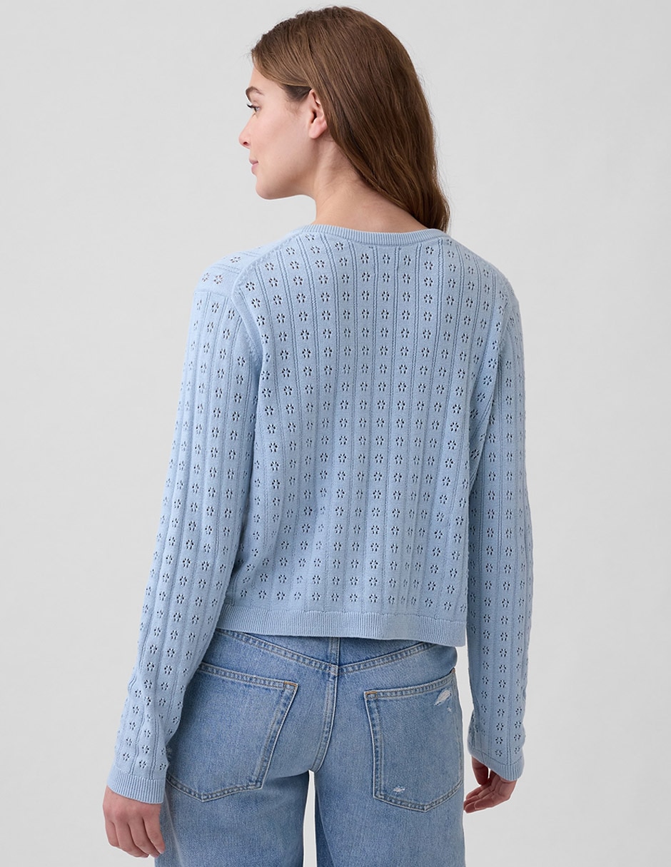Suéter cuello redondo para mujer