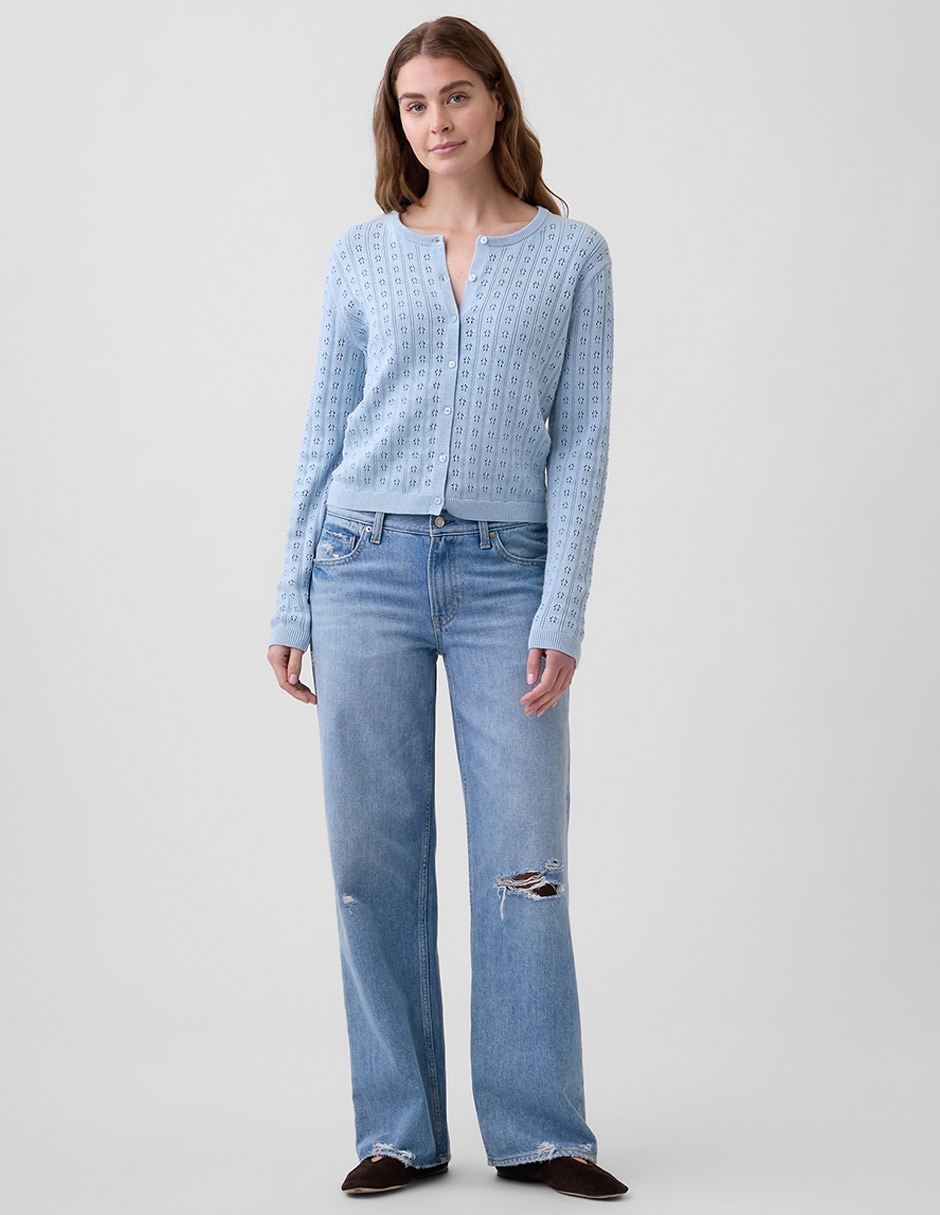 Suéter cuello redondo para mujer