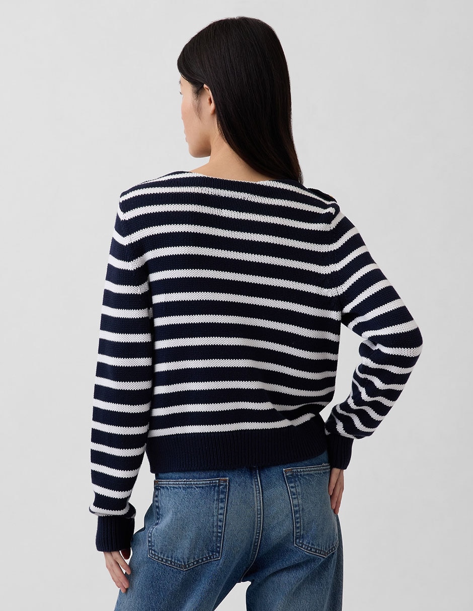 Suéter cuello redondo para mujer 3