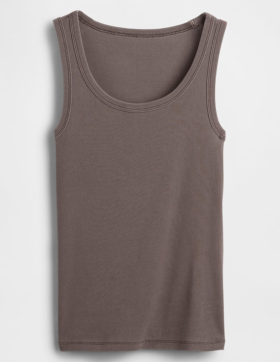 Top cuello redondo tirante ancho 4