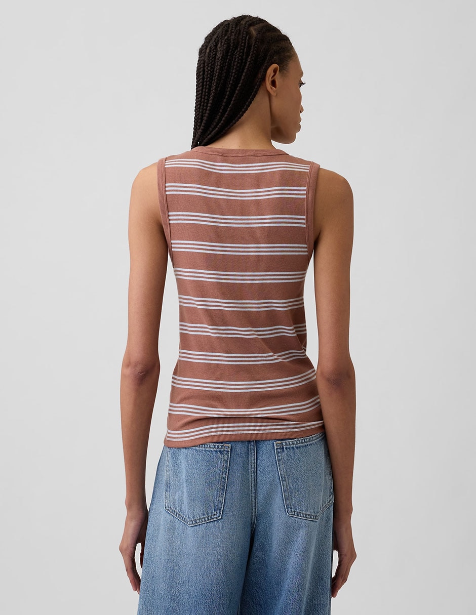 Playera tank cuello redondo para mujer 2