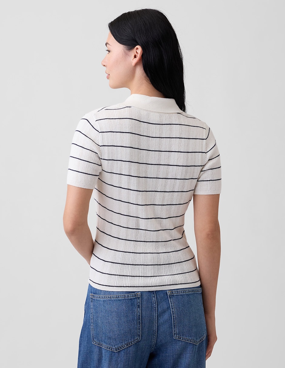 Playera tipo polo para mujer 2