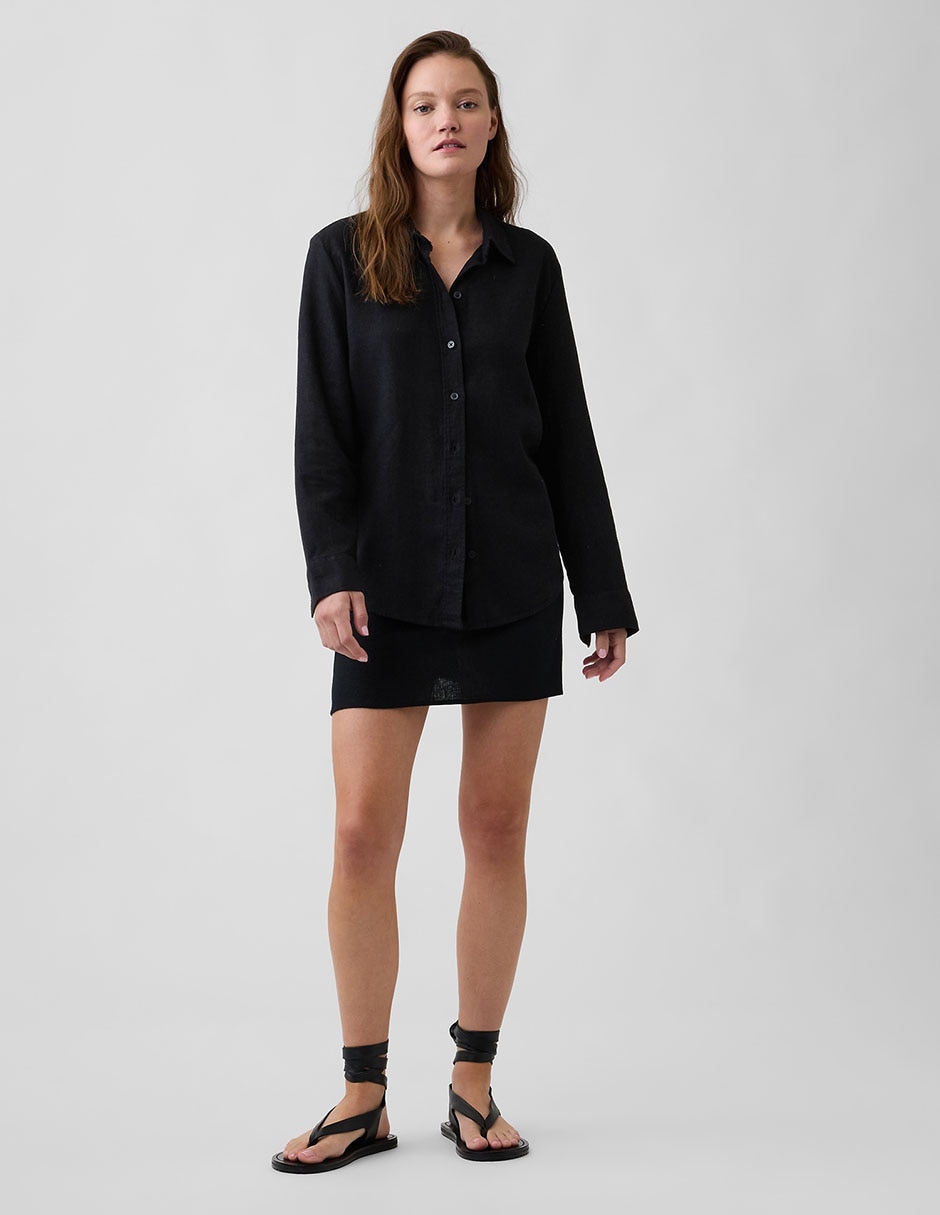 CAMISA GAP 887679, XCH, NEGRO INTENSO