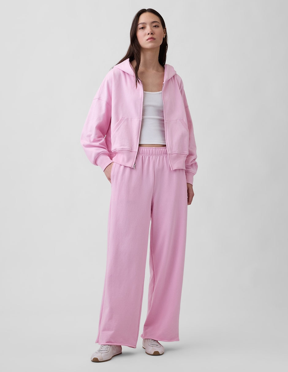 Pants regular con elástico para mujer