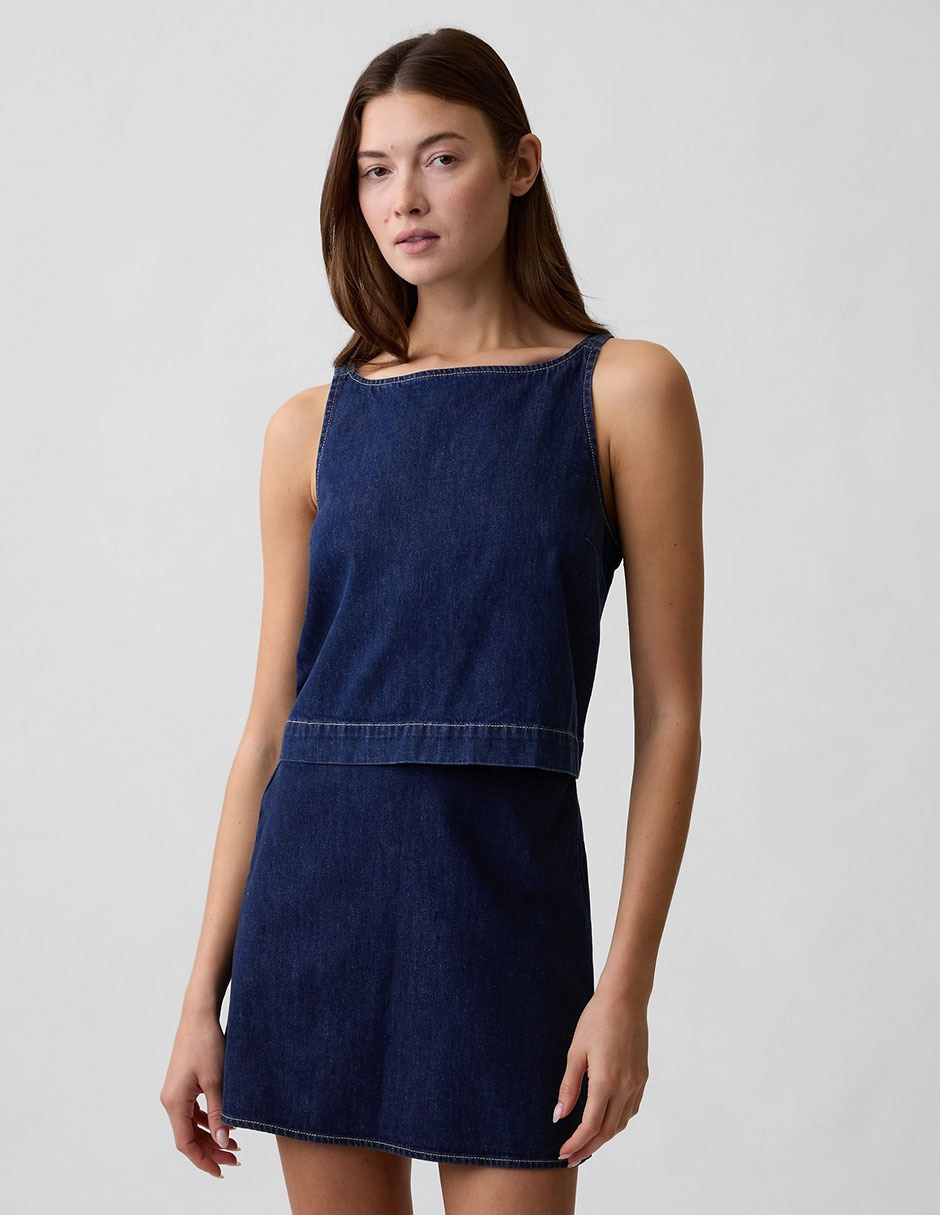 Blusa sin mangas para mujer
