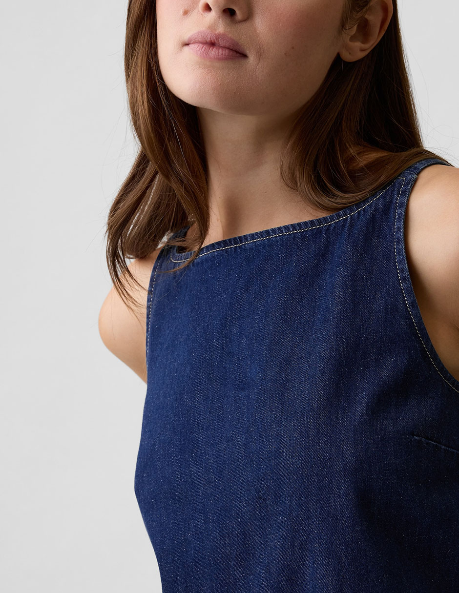 Blusa sin mangas para mujer 4