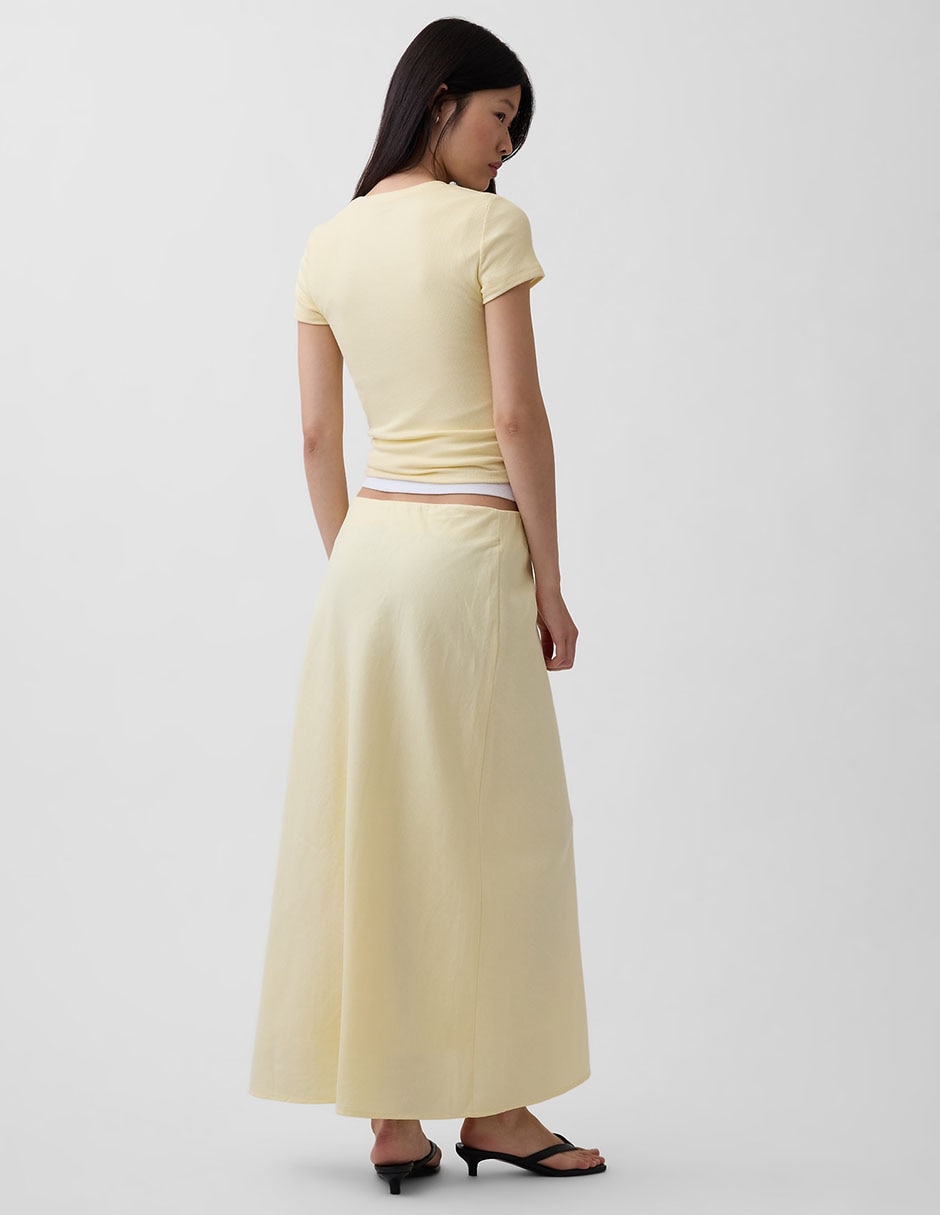 Falda crop a la cintura 2