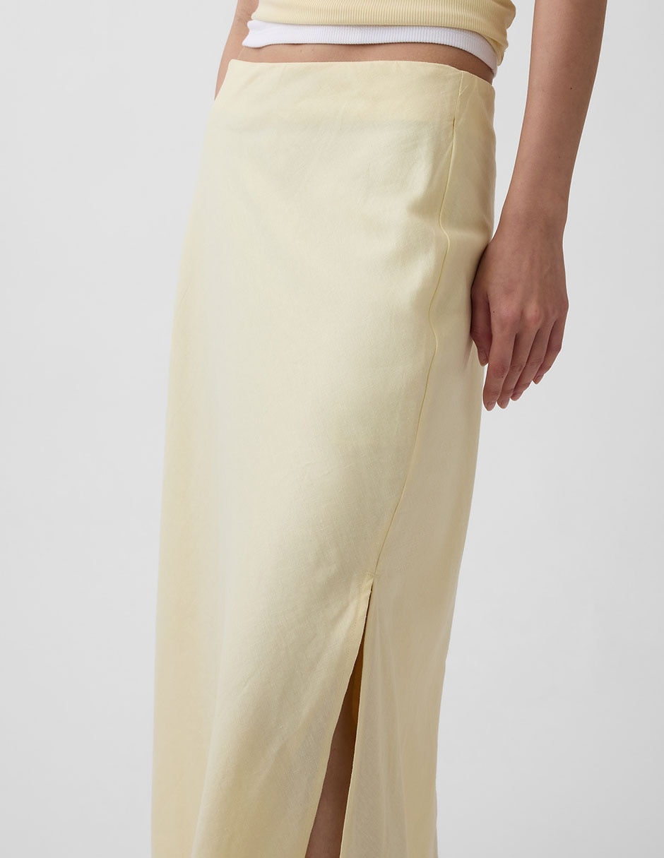 Falda crop a la cintura 4