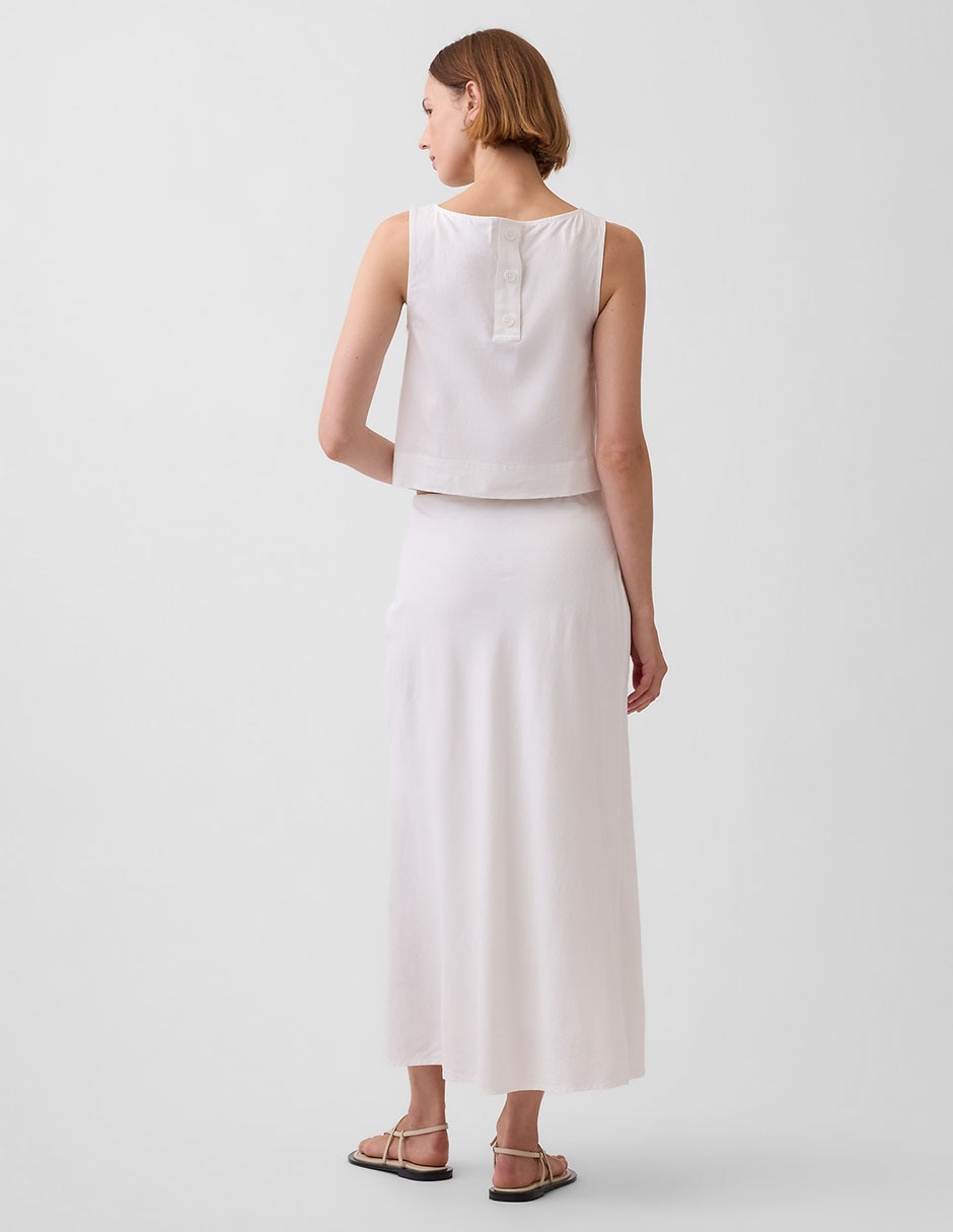 Falda crop a la cintura 2