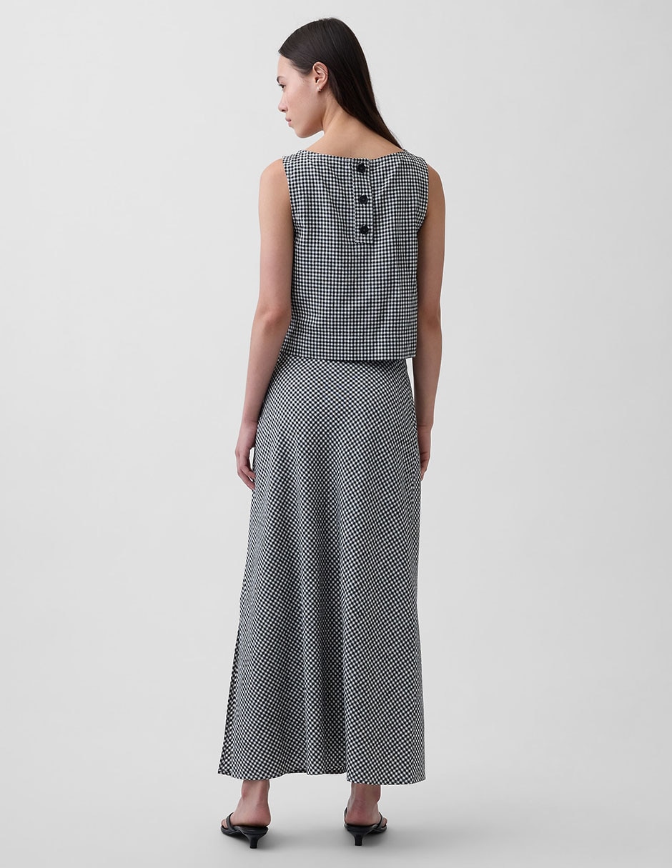 FALDA GAP 894387 LIS, G, NEGRO INTENSO