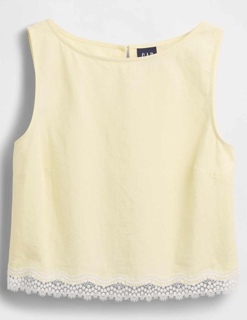 BLUSA GAP 880208 LISO, XXCH, AMARILLO